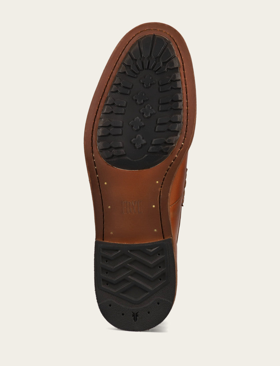 Men's Caramel Tyler Flex Penny Loafers - Caramel
