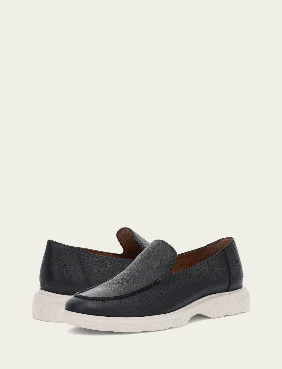 Men's Black Connor Venetian Loafers - Black