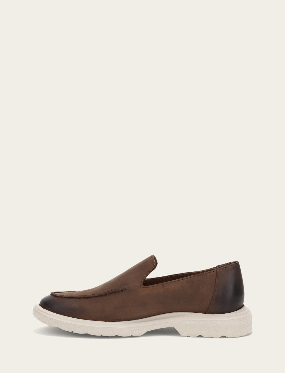 Men's Chocolate Connor Venetian Loafers - Chocolate