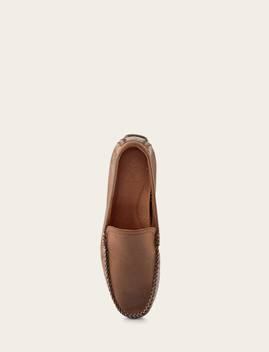 Men's Tan Lewis Venetian Loafers - Tan