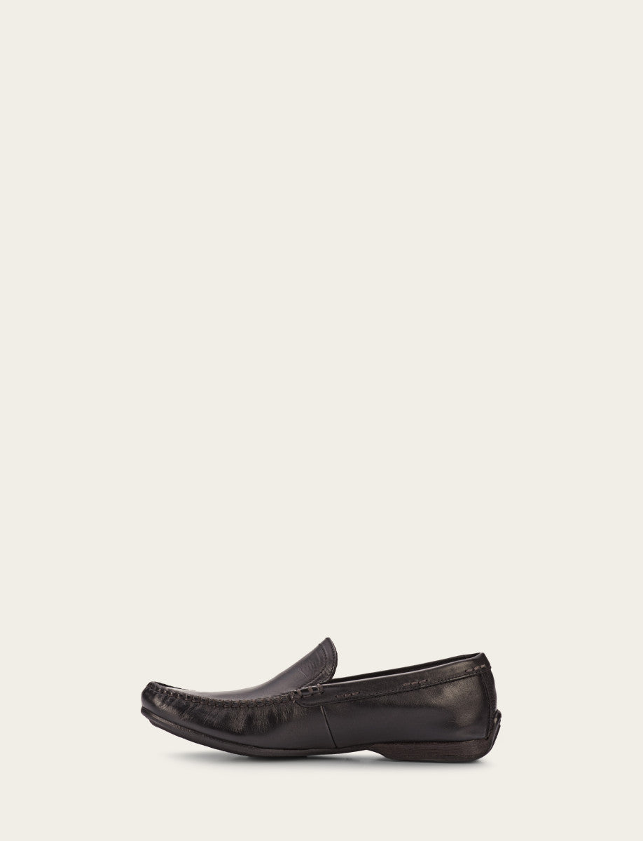 Men's Black Lewis Venetian Loafers - Black
