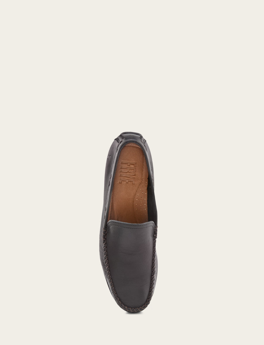 Men's Black Lewis Venetian Loafers - Black