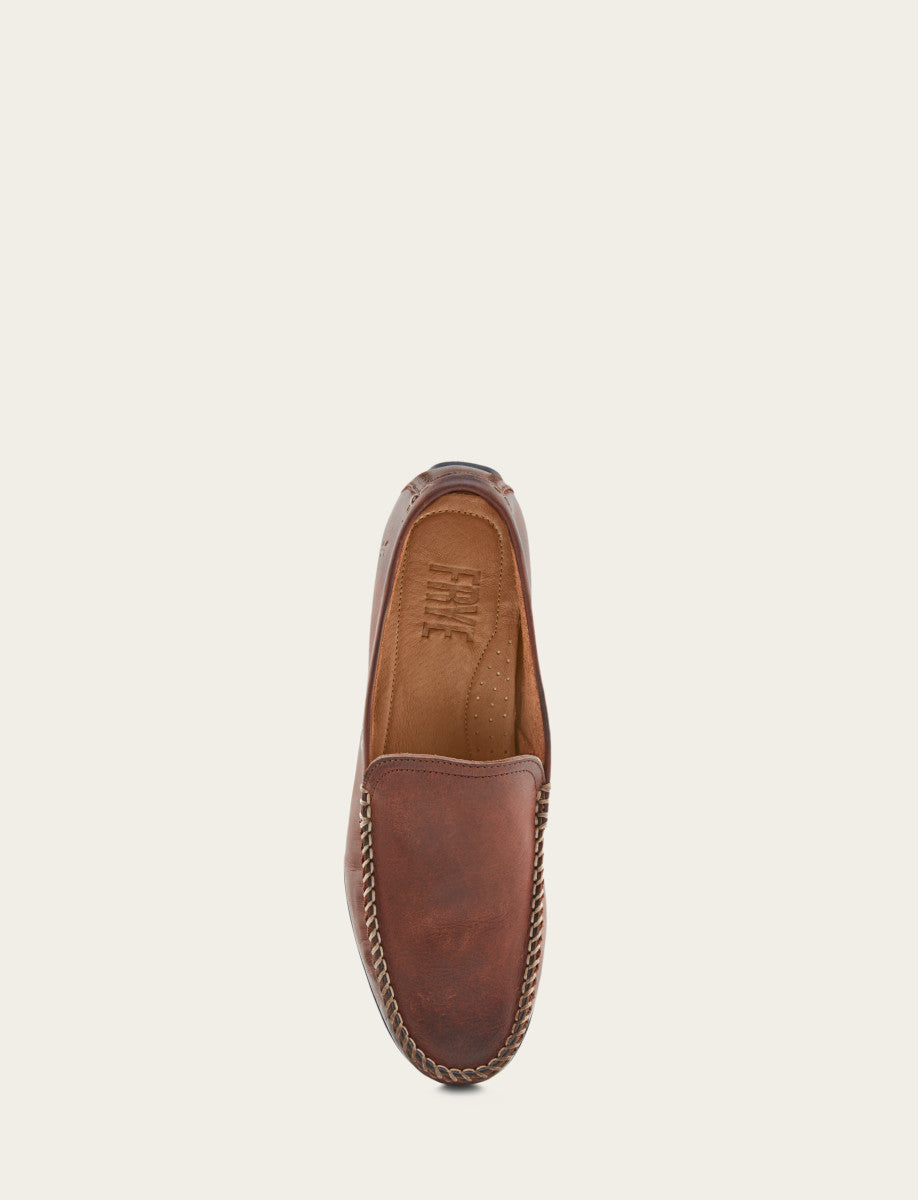 Men's Cognac Lewis Venetian Loafers - Cognac
