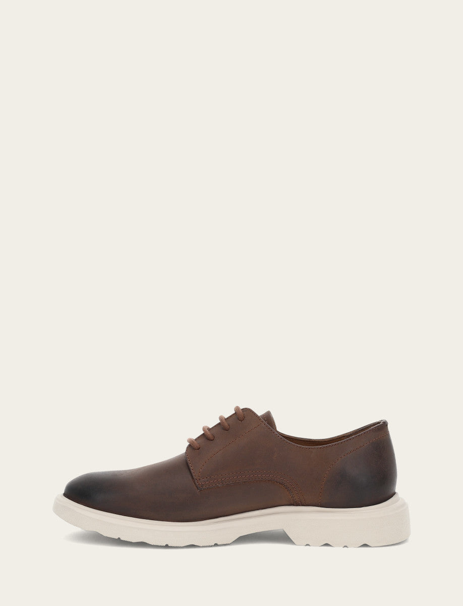 Men's Chocolate Connor Oxford Dress Shoes - Chocolate