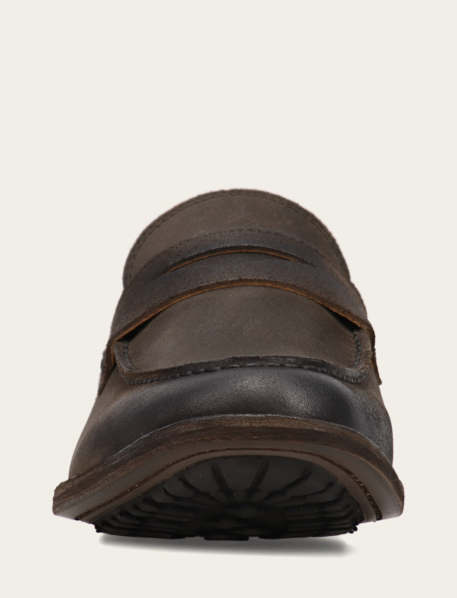Men's Chocolate Tyler Flex Penny Loafers - Chocolate