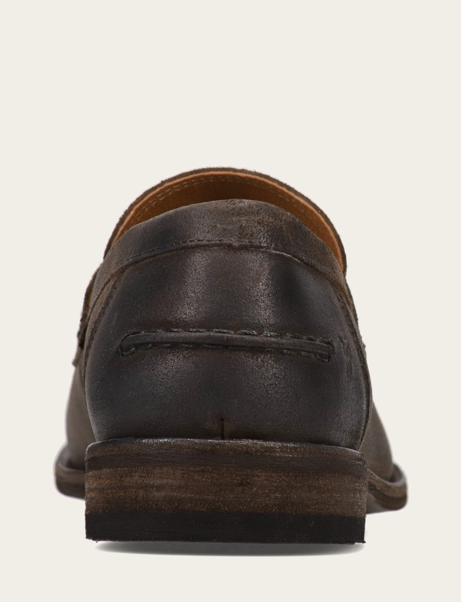 Men's Chocolate Tyler Flex Penny Loafers - Chocolate