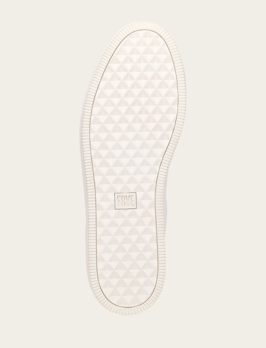 Men's White Astor Low Lace Slip On Sneakers - White
