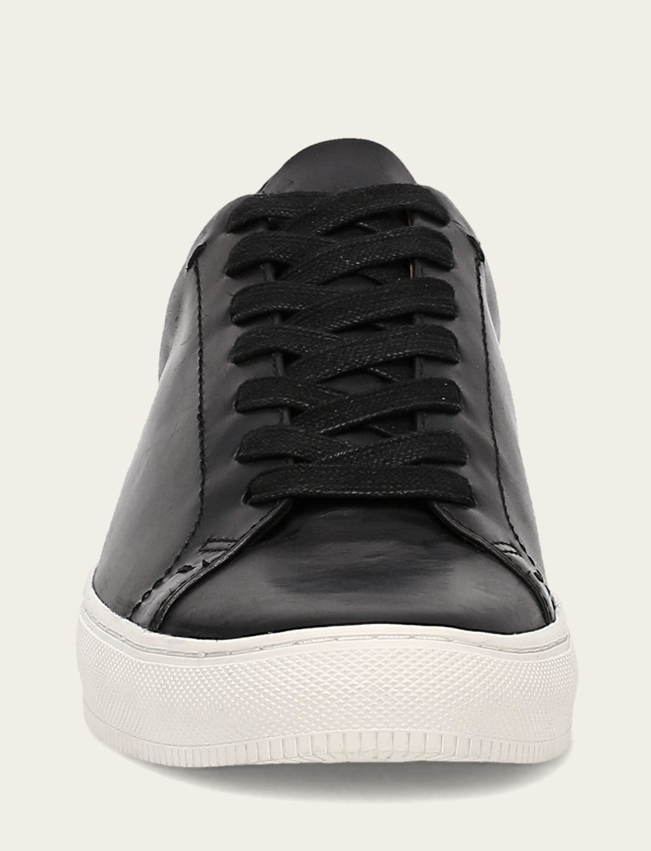 Men's Black Astor Low Lace Slip On Sneakers - Black