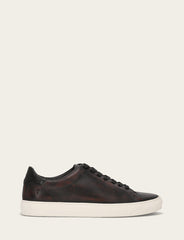 Men's Antiqued Black Astor Low Lace Slip On Sneakers - Antiqued Black