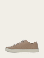 Men's Khaki Astor Cap Toe Low Lace Sneakers - Khaki