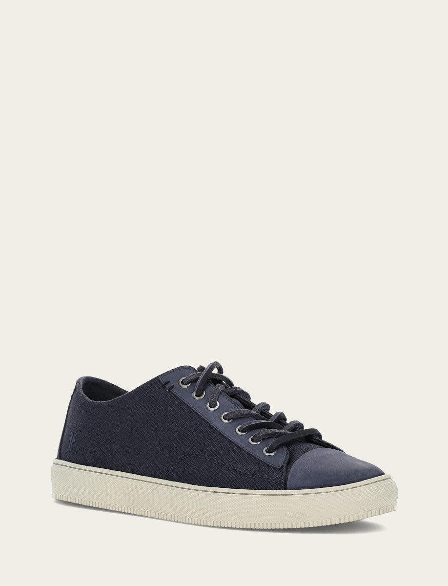 Men's Indigo Astor Cap Toe Low Lace Sneakers - Indigo