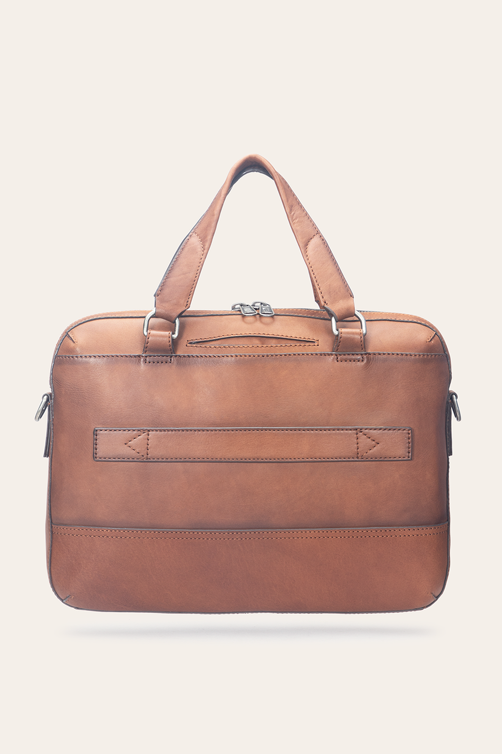 Nash Cognac Briefcase - Cognac