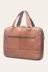 Nash Cognac Briefcase - Cognac