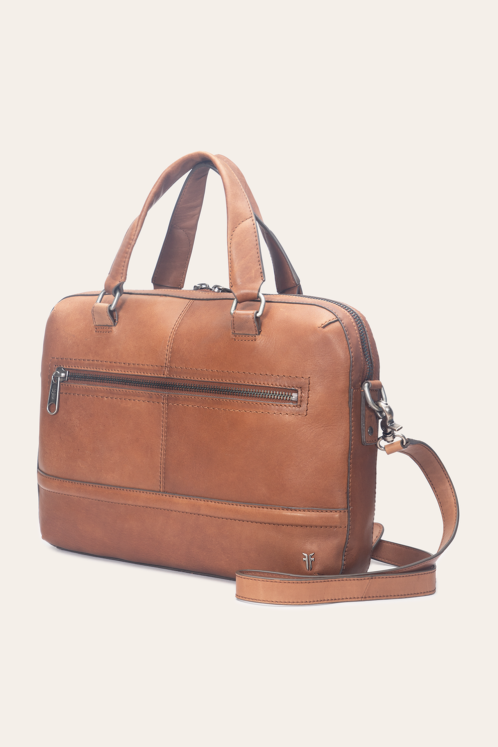 Nash Cognac Briefcase - Cognac