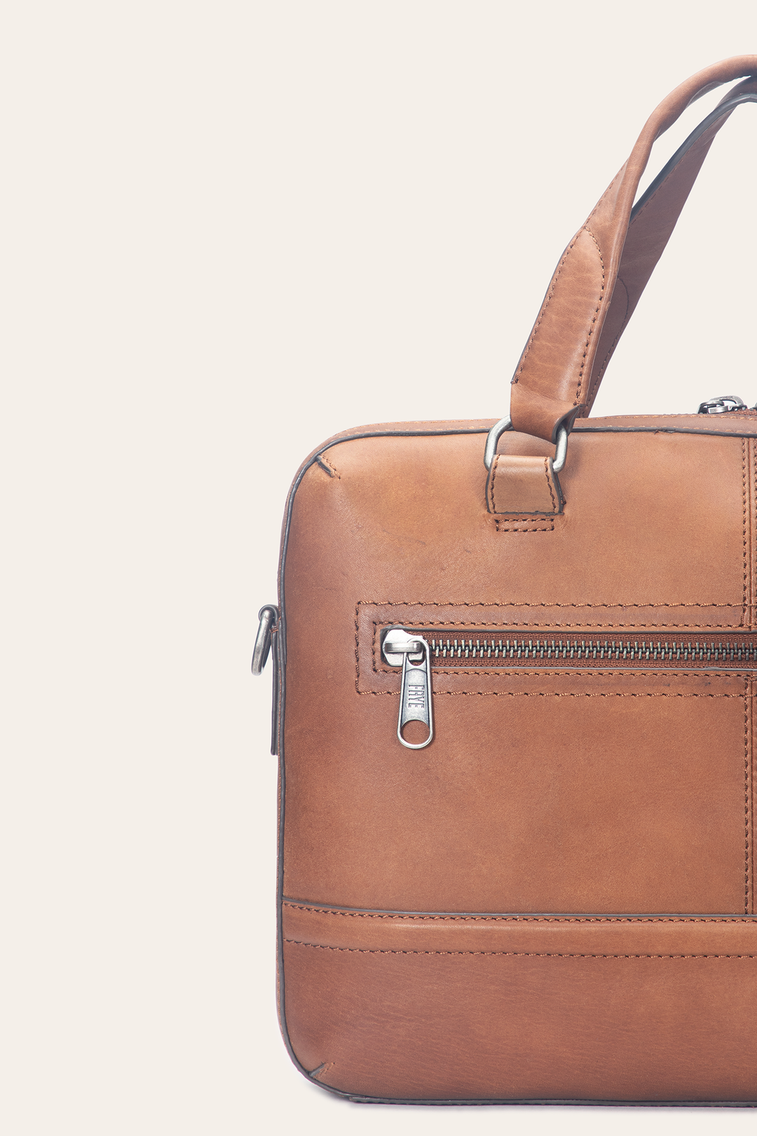 Nash Cognac Briefcase - Cognac