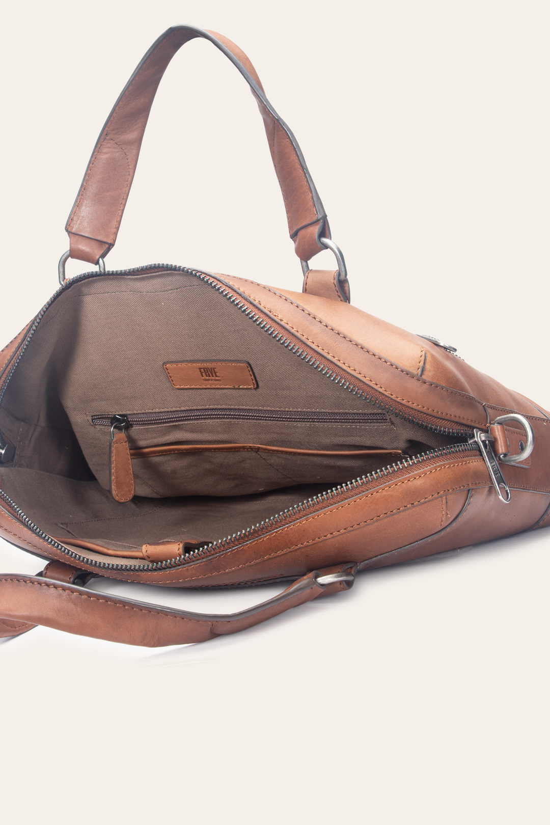 Nash Cognac Briefcase - Cognac