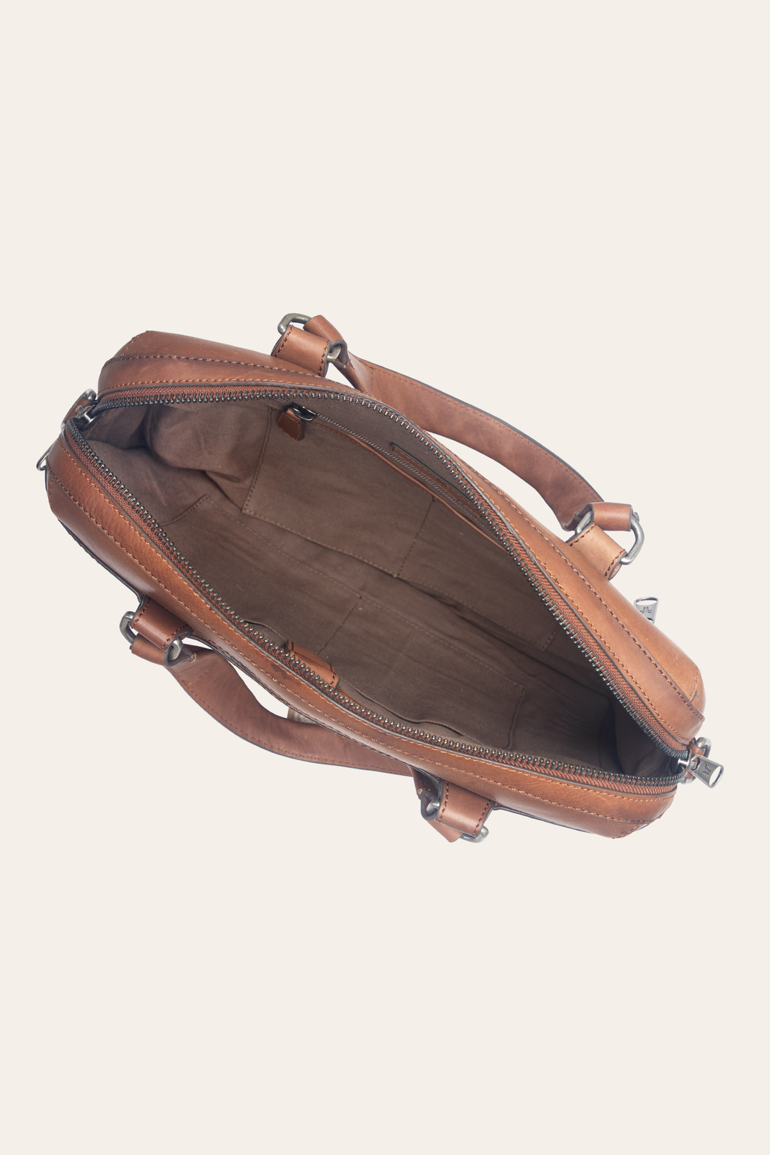 Nash Cognac Briefcase - Cognac