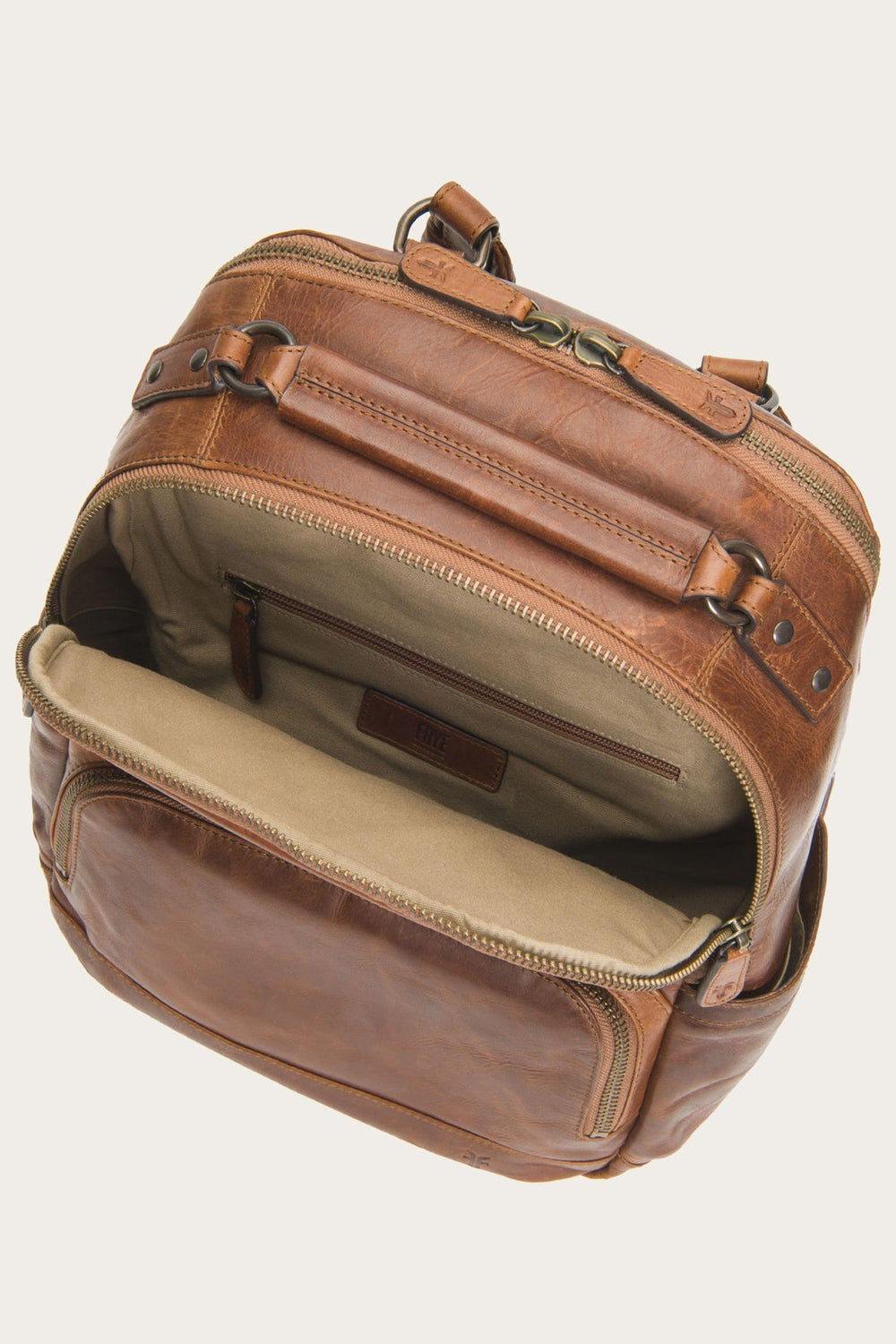 Logan Cognac Backpack - Cognac