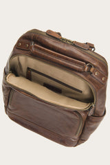 Logan Dark Brown Backpack - Dark Brown