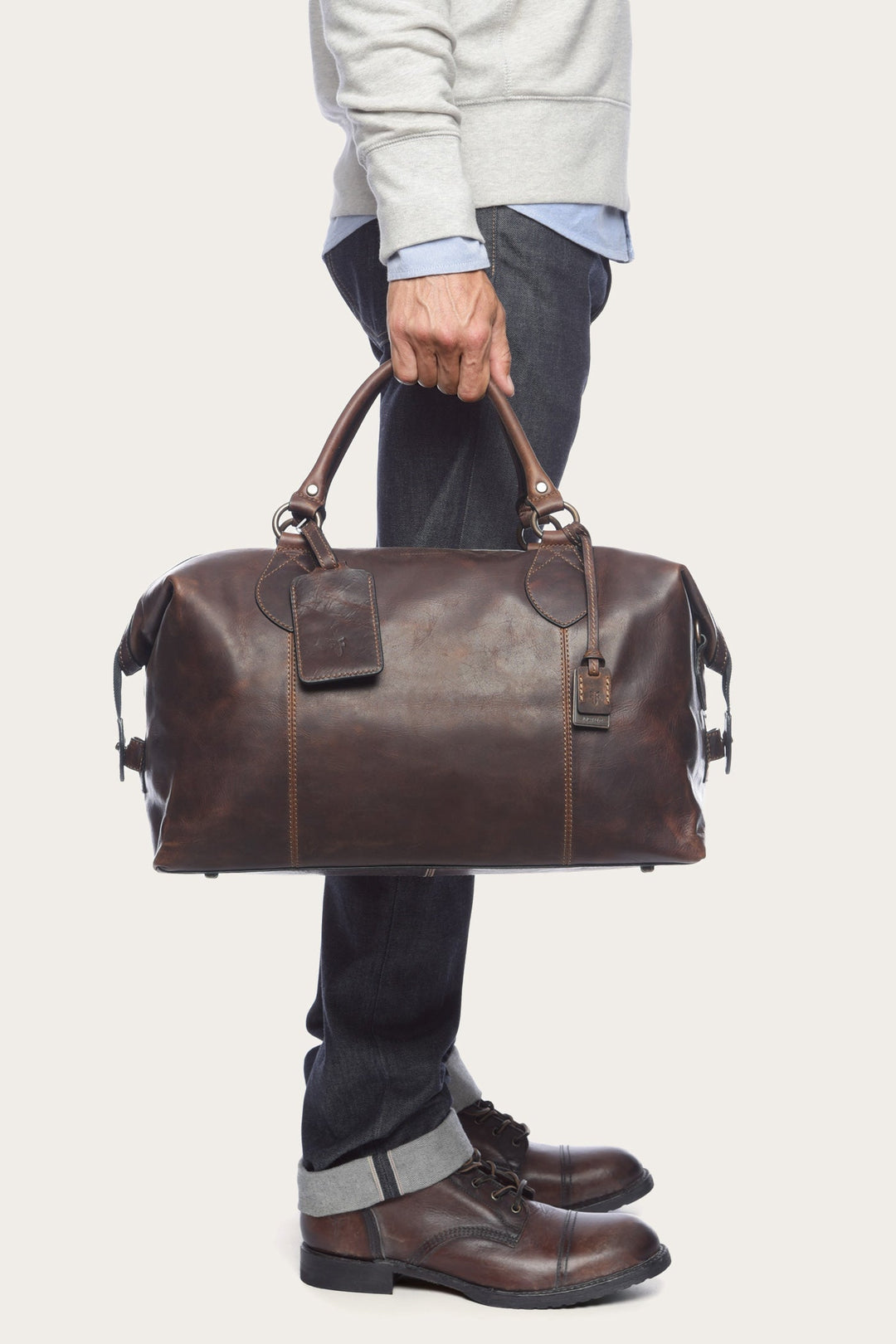 Logan Dark Brown Overnight - Dark Brown