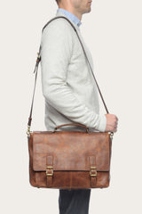 Logan Cognac Top Handle - Cognac