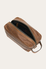 Logan Large Travel Dopp in Dark Brown - Dark Brown