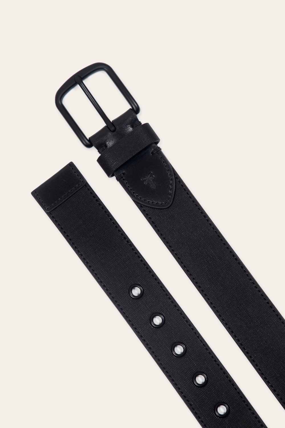 Men’s Black 38mm Coated Canvas Belt - Black