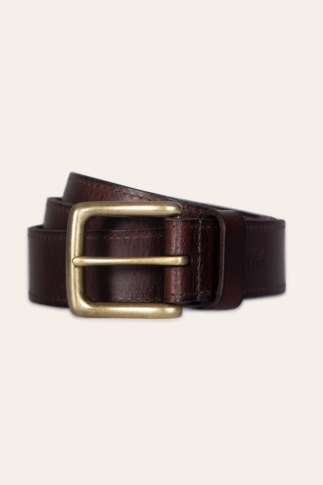 Men’s Brown 35mm Pull Up Leather Belt - Brown