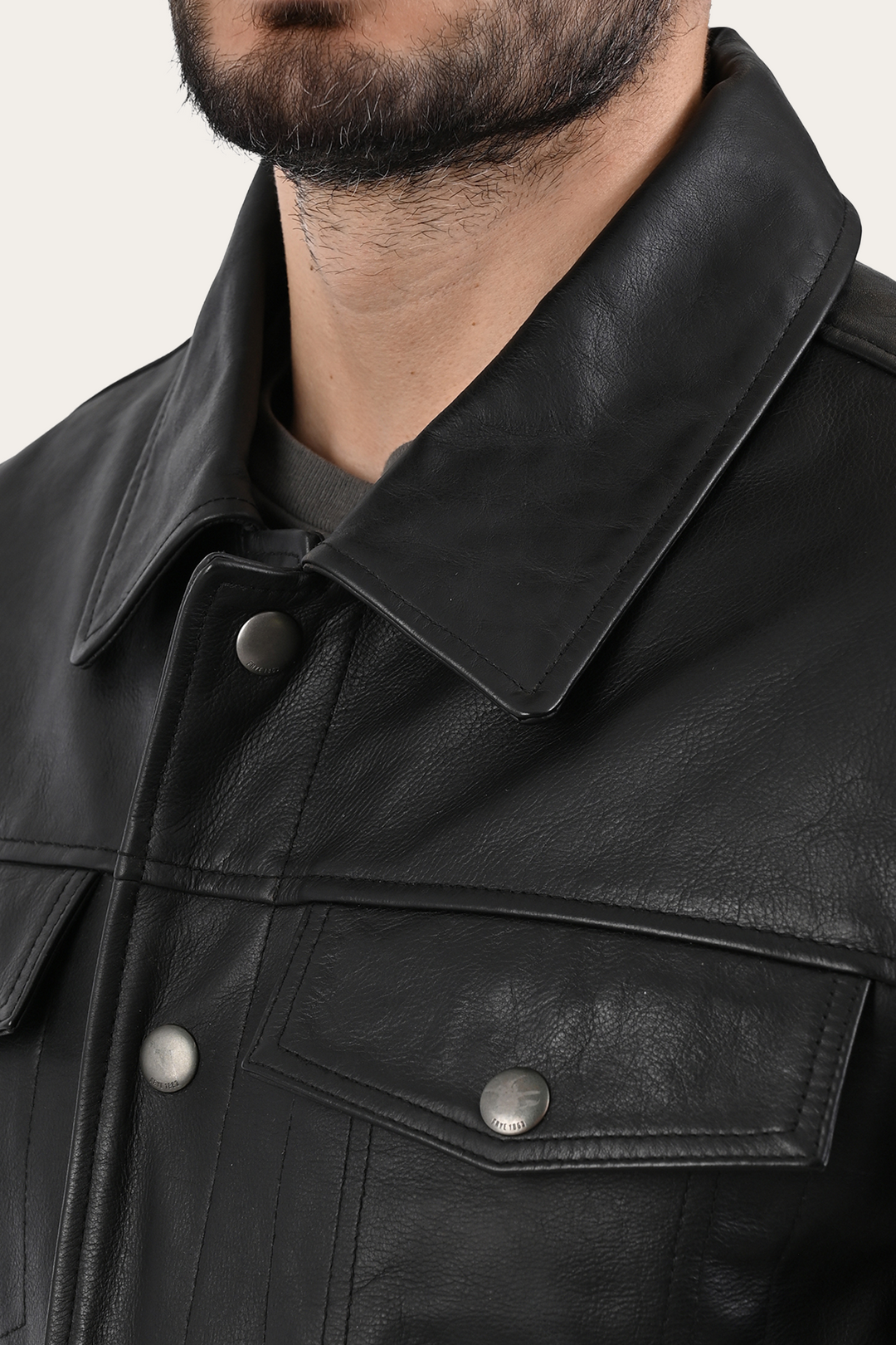 Black Baxter Trucker Jacket - Black