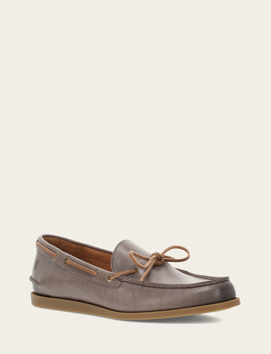 Men's Steel Mason One Eye Tie Loafers - Steel