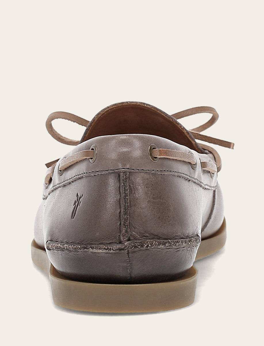 Men's Steel Mason One Eye Tie Loafers - Steel