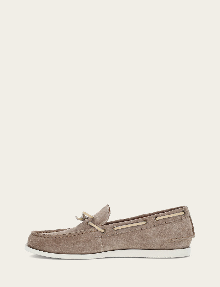 Men's Mushroom Mason One Eye Tie Loafers - Mushroom