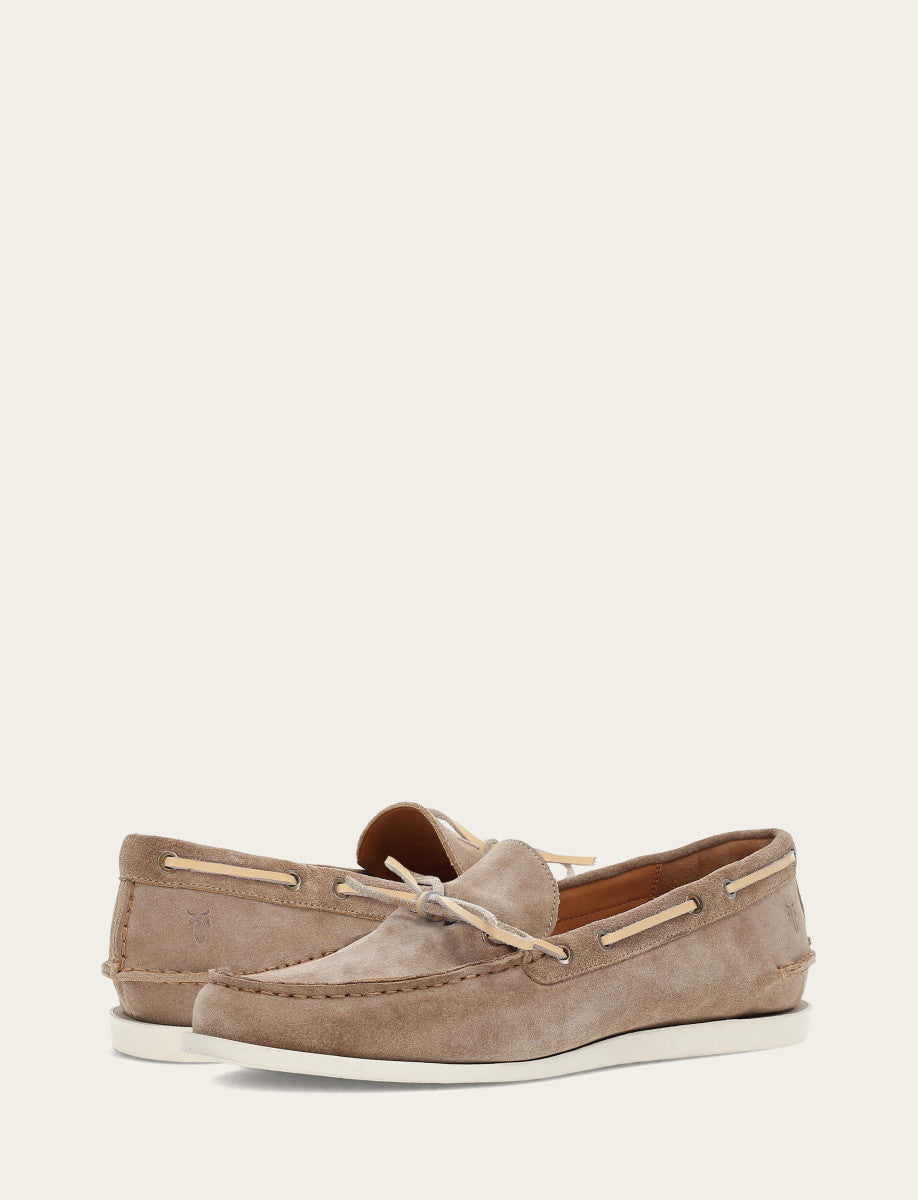 Men's Mushroom Mason One Eye Tie Loafers - Mushroom