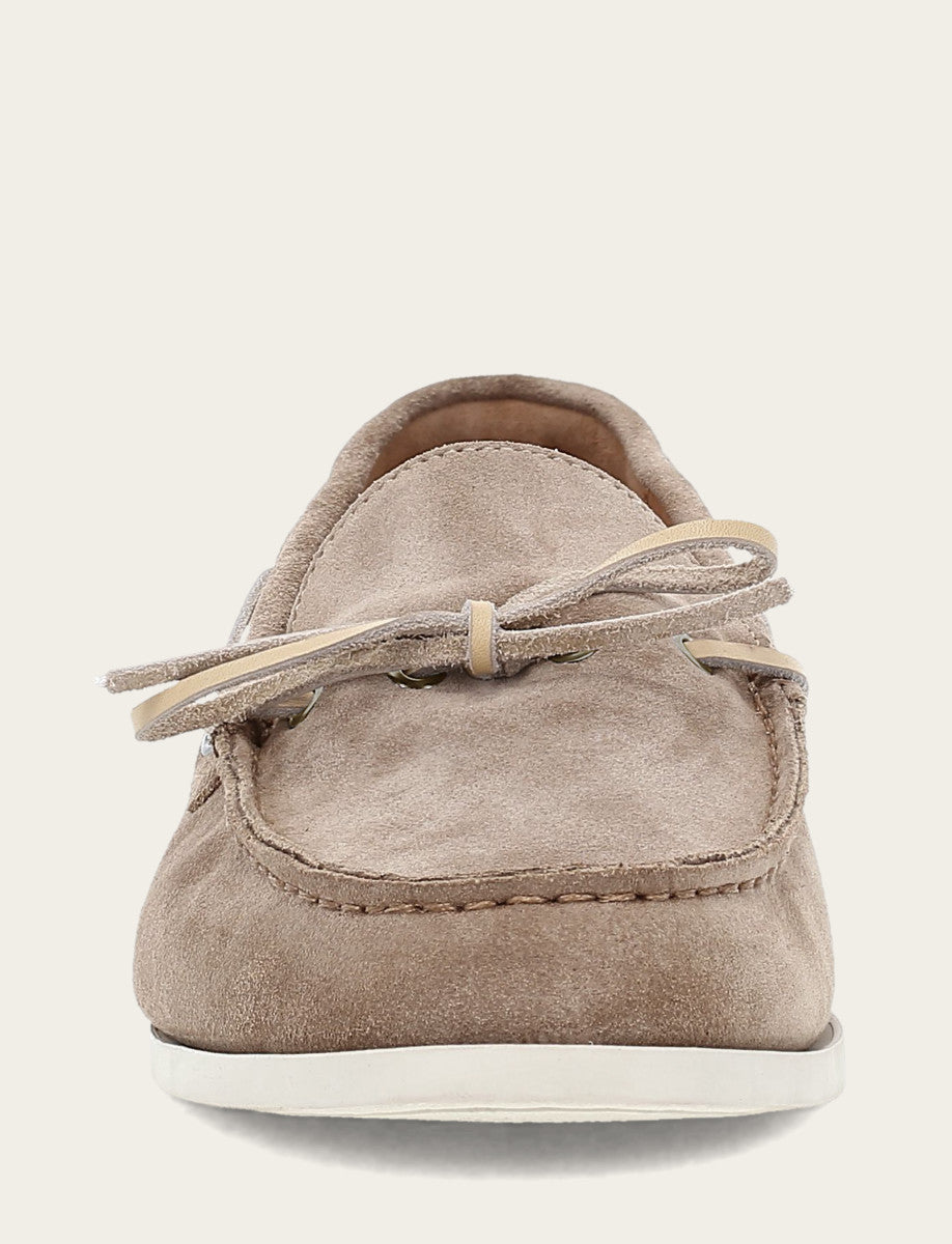 Men's Mushroom Mason One Eye Tie Loafers - Mushroom