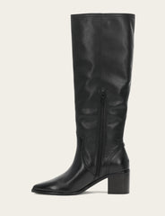 Women's Black Sadie Softy Tall Booties - Black