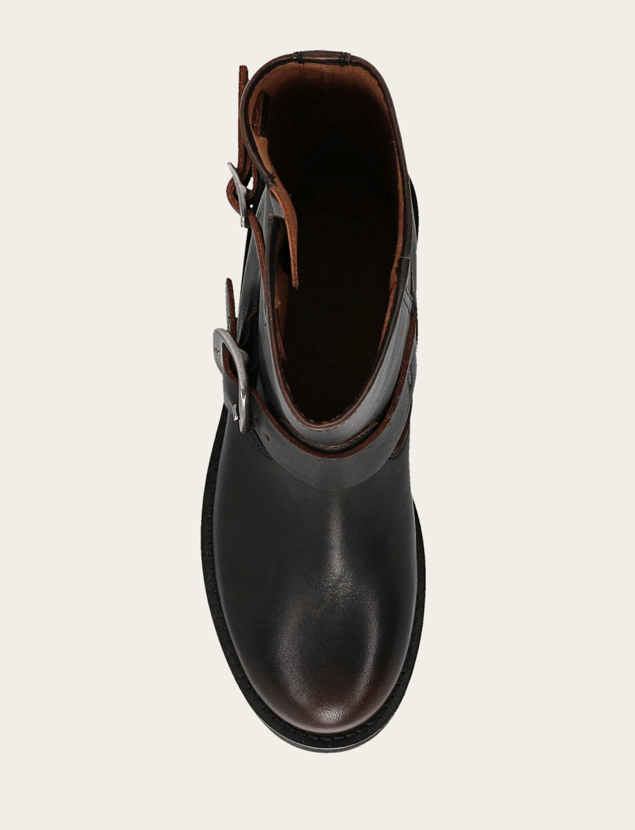 Antique Brown Veronica Flex Short Boot - Antique Brown