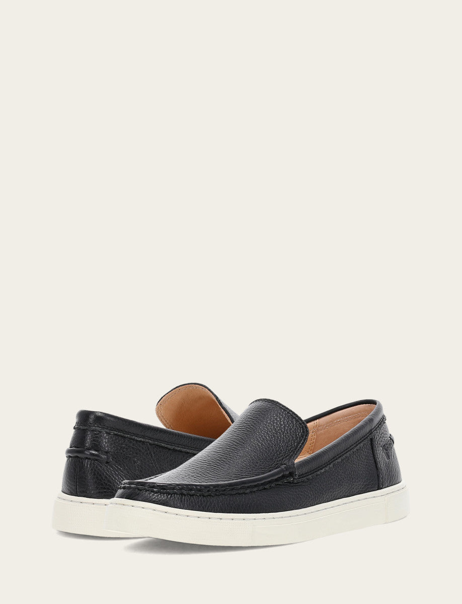 Women's Black Ivy Venetian Loafers - Black