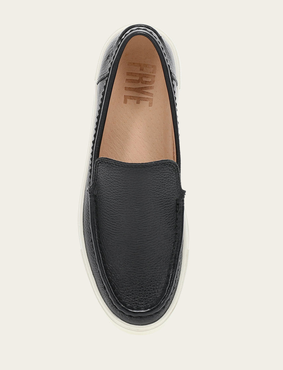 Women's Black Ivy Venetian Loafers - Black
