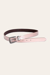 Women’s Woodrose 25mm Belt With Metal Loop - Woodrose