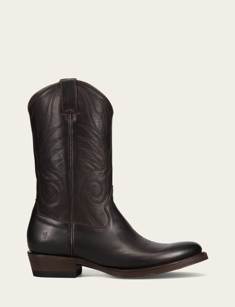 Men's Chocolate Grady Vintage Stitch Western Boots - CHOCOLATE