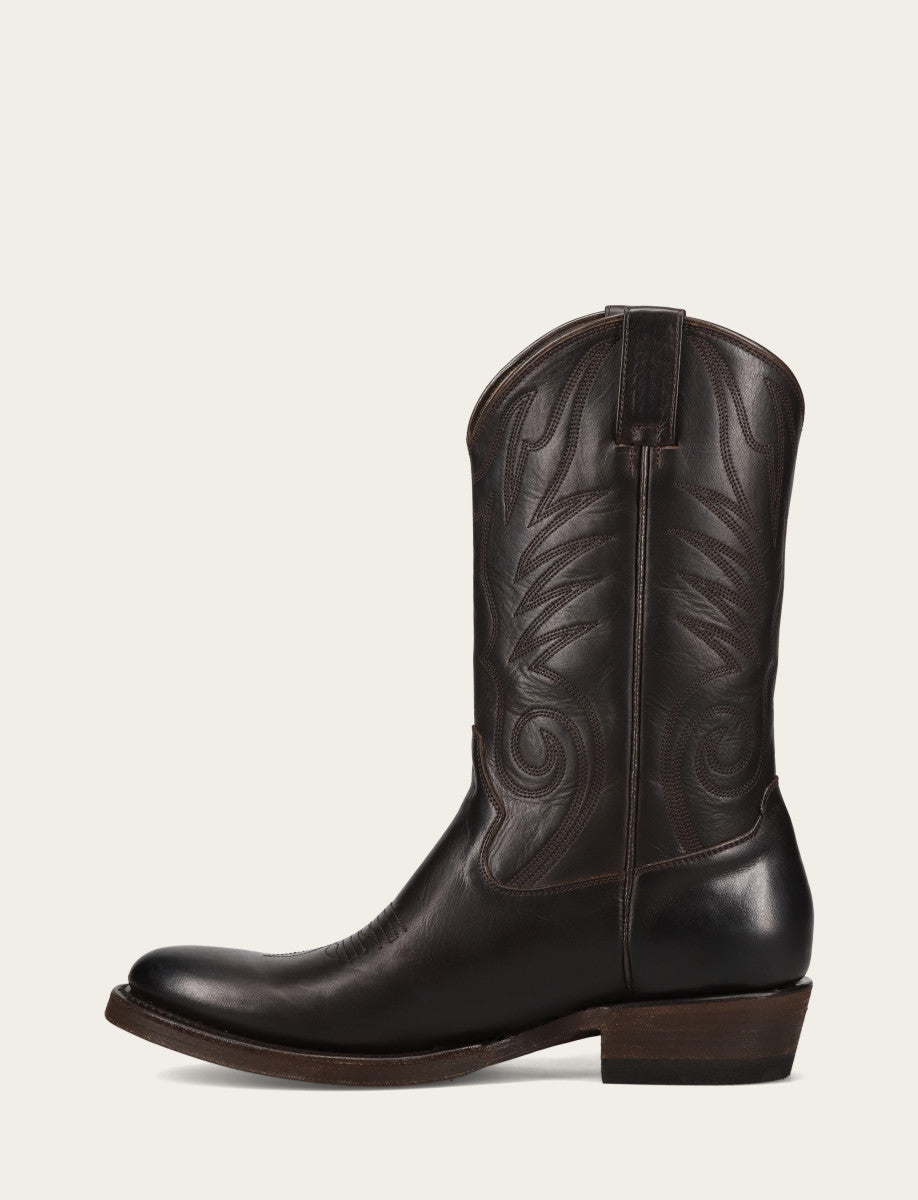 Men's Chocolate Grady Vintage Stitch Western Boots - CHOCOLATE